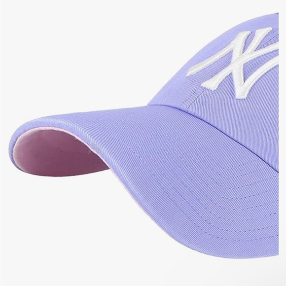 '47 brand MLB Womens NY Yankees Clean Up Cap purple - Picture 3 of 8